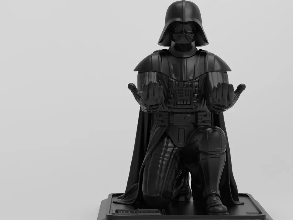 Portalápices Darth Vader arrodillado, vista 1