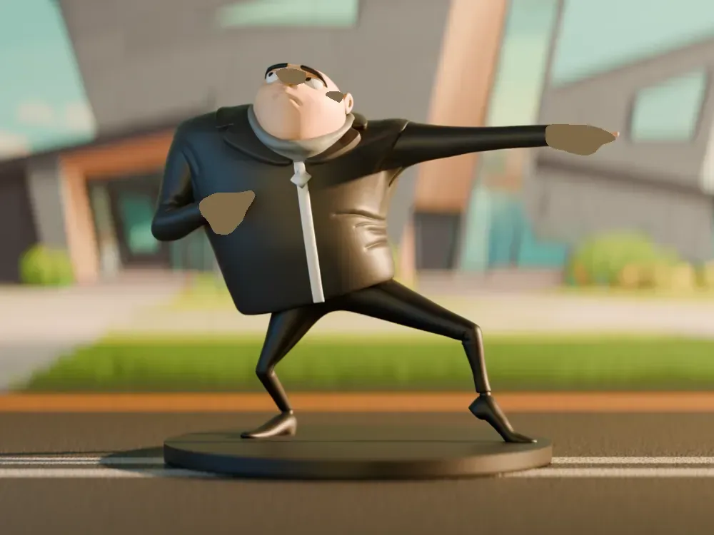 Figura Gru, mi villano favorito para fans y coleccionistas, vista 1