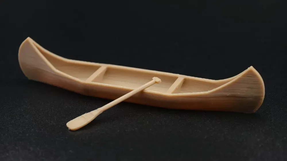 Canoa, flotante, sin soportes, utiliza menos de 7 g de filamento, impresión en 15 minutos, apta para principiantes, vista 2