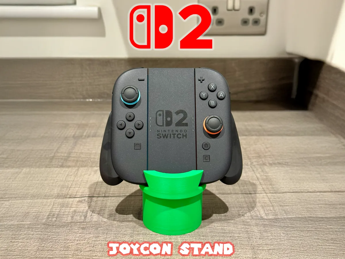 Soporte · soporte para Nintendo Switch 2 Joy-con Warp Pipe para impresión 3D, vista 1