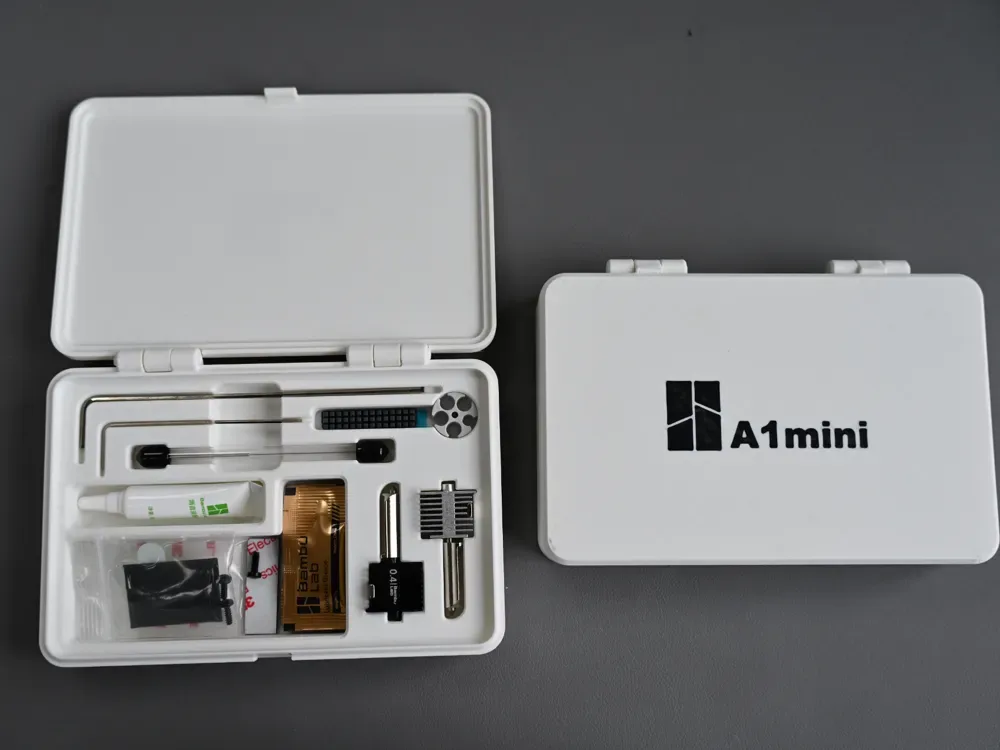 Caja de herramientas de embalaje nueva mini Bambu A1 y A1 (no se necesita hardware) para impresión 3D, vista 1