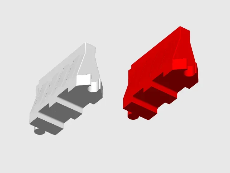 Bloque separador de carreteras de plástico - juguete para niños para impresión 3D, vista 3