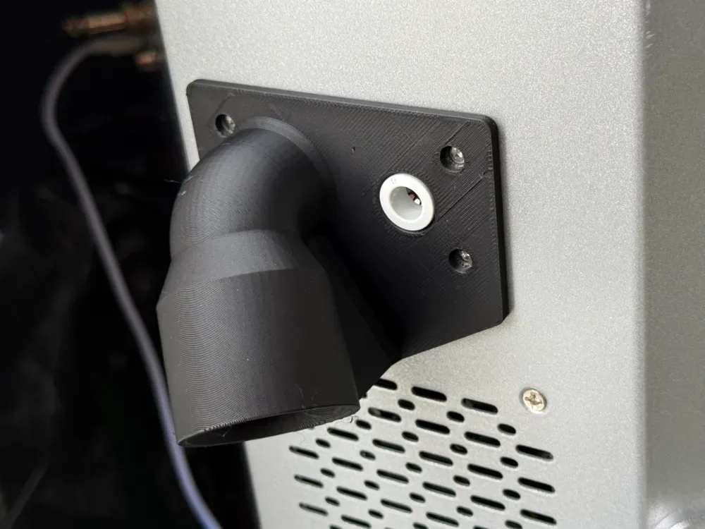 Adaptador de aspiradora de aire Carvera para impresión 3D, vista 1
