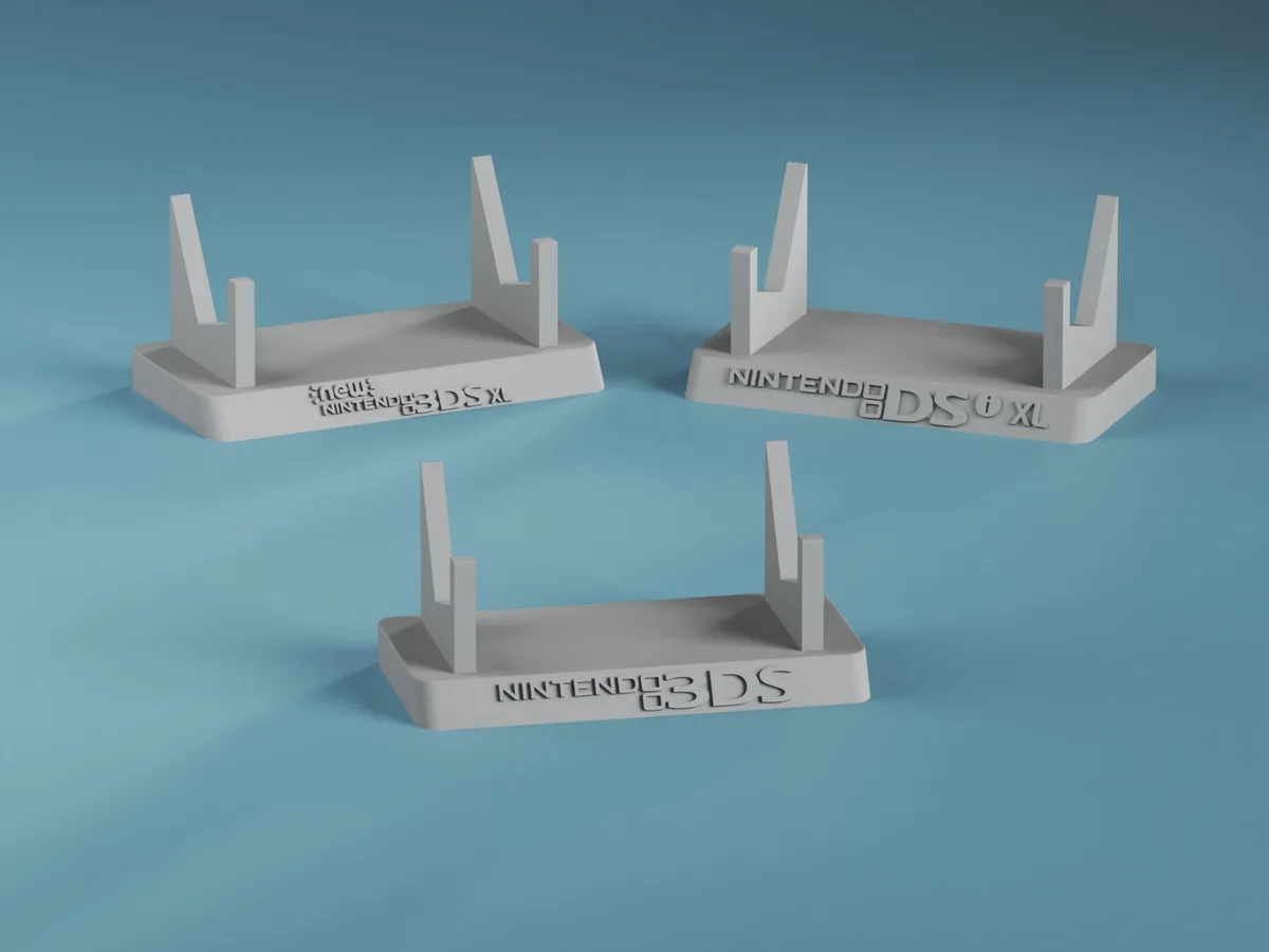 Soporte para Nintendo 3DS - SIN AMS para impresión 3D, vista 2