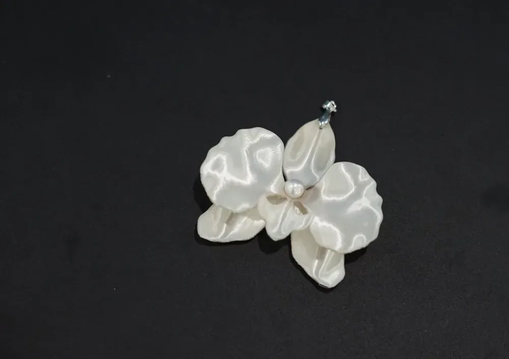 Phalaenopsis (se puede convertir en un collar, un broche o un imán para el refrigerador), vista 3