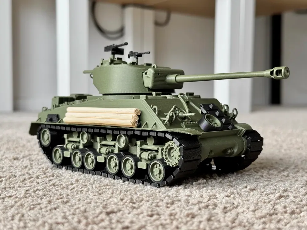 M4A3E8 Sherman FURY Tanque Medio USA Escala 1:35, vista 2