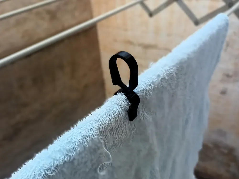Clip/abrazadera universal para el hogar con resorte, vista 1
