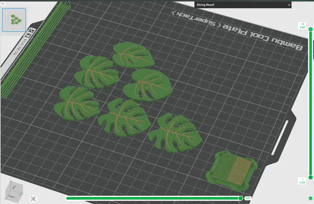 imán de nevera monstera, vista 3