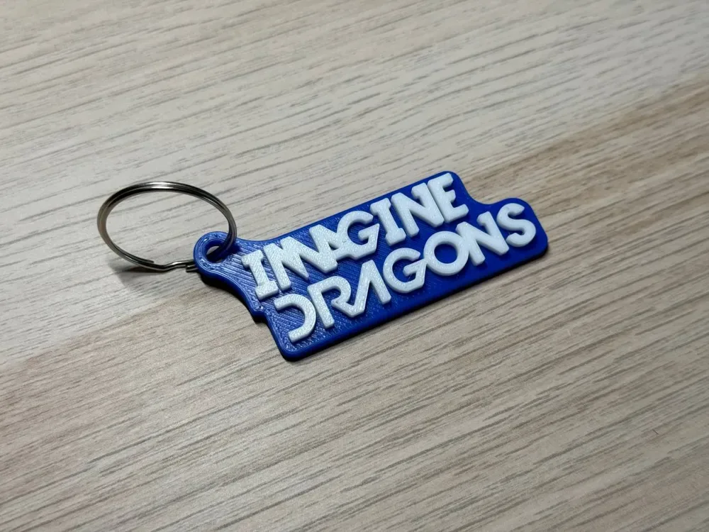Llavero Imagina Dragones, vista 1