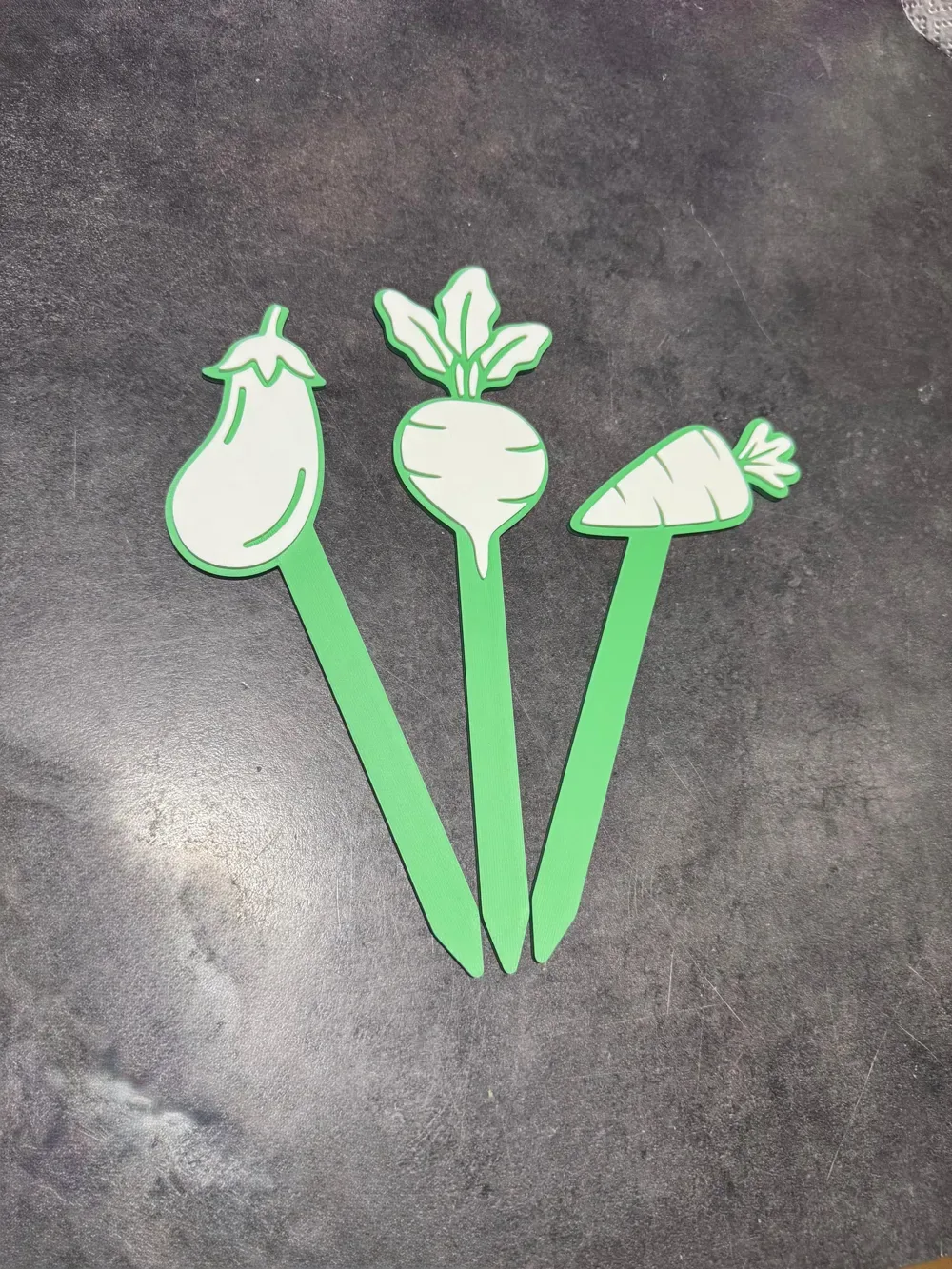 Marcadores de plantas - Estacas de jardín de frutas y verduras, vista 3