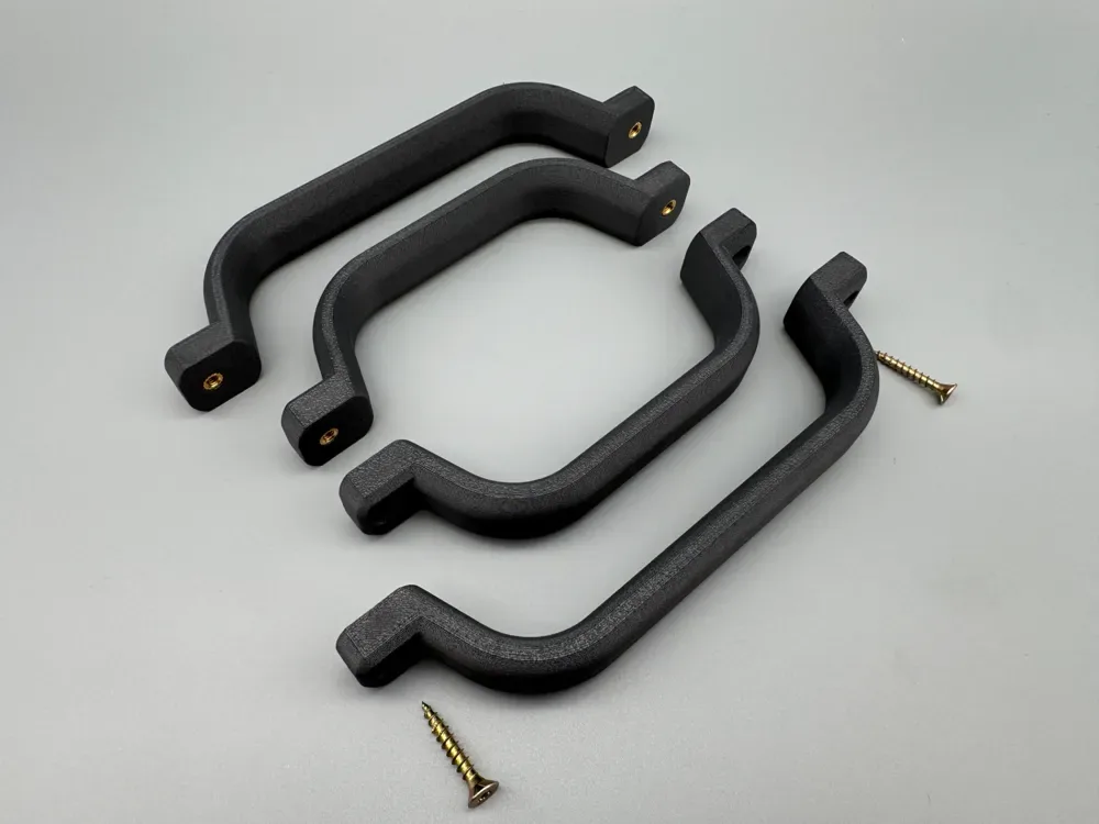 Mango 128 + 160 mm para tornillo o inserto M4 para impresión 3D, vista 1