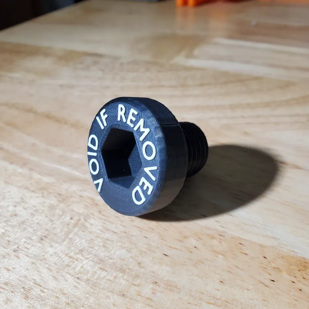 Garantía anulada si se retira el tornillo Desktoy, vista 1
