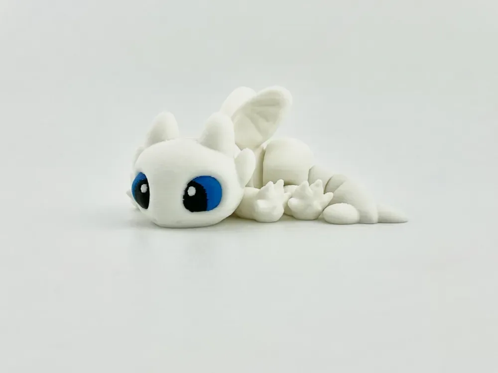 Juguete Articulado Flexi Light Fury Dragon, vista 1