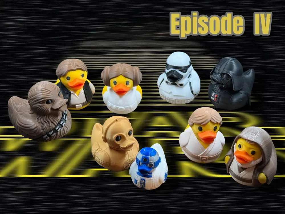 Patos Star Wars Episodio IV, vista 2