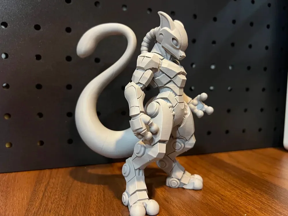 Serie Mecha Pokémon ‧ Estatua de cuerpo completo de Mewtwo, vista 2