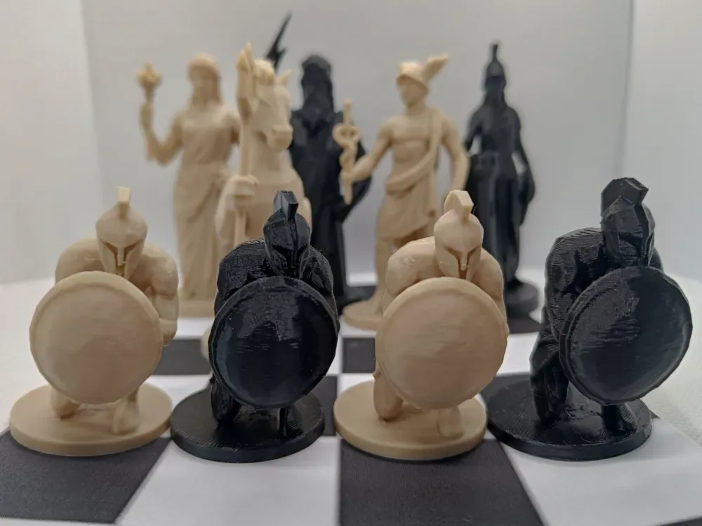 Juego de ajedrez de mitología griega – Dioses y mitos en 3D, vista 1