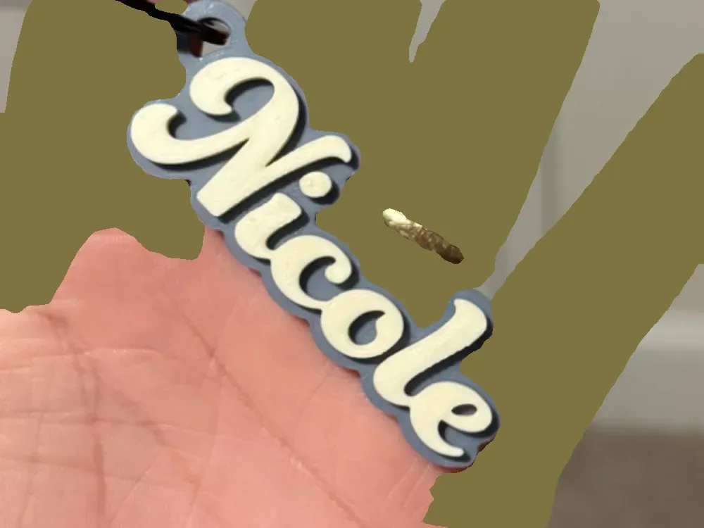 Llavero Nicole, vista 1