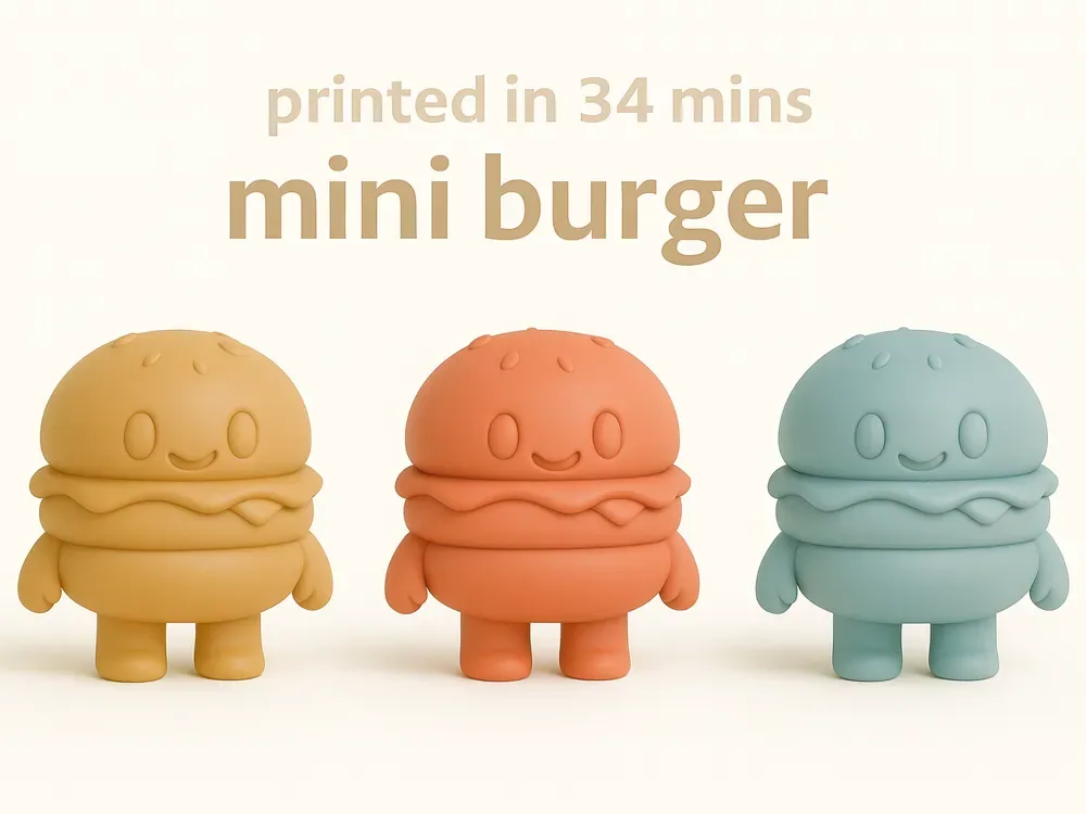 Mini Burger – Coleccionable de comida rápida, vista 1