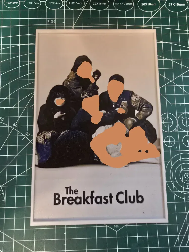Póster de la película El club del desayuno - Hueforge Art, vista 2
