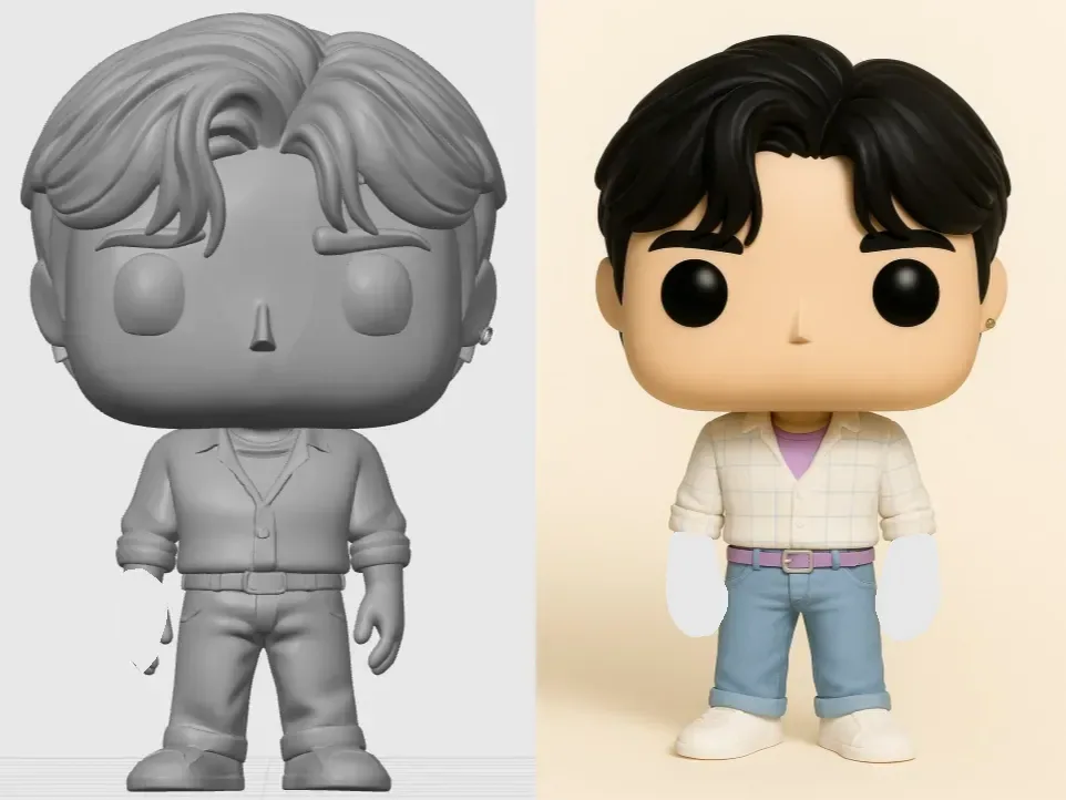 Figura Funko Pop Cazadores de Demonios K-Pop,om, vista 1