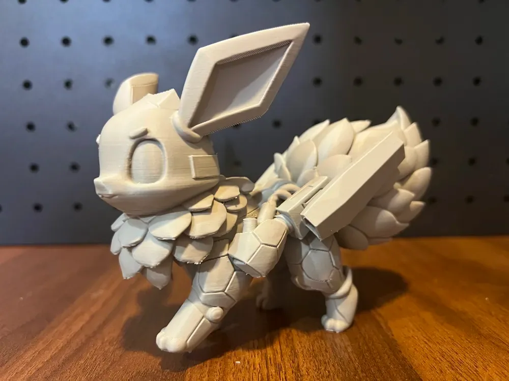 Serie Mecha Pokémon ‧ Estatua de cuerpo completo de Eevee, vista 2