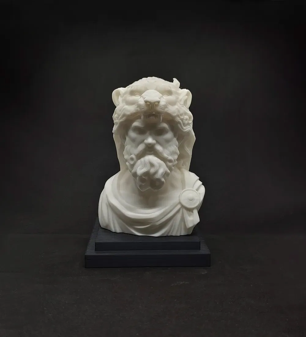 Caja de almacenamiento secreta del busto de Hércules, vista 3