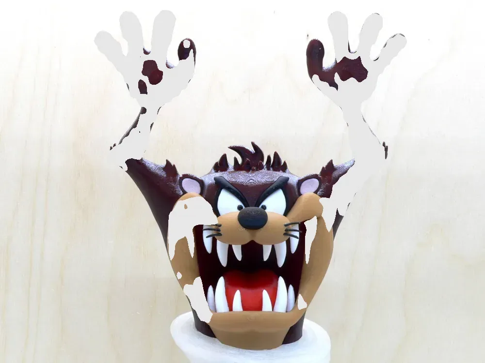 Demonio de Tazmania, vista 3