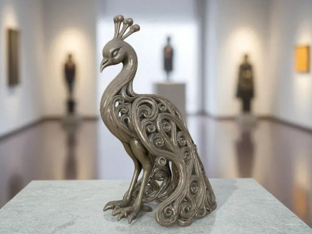 Pavo real de Hera – Guardián de lo sagrado, vista 1