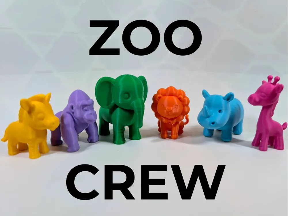 Minis de la tripulación del zoológico, vista 1