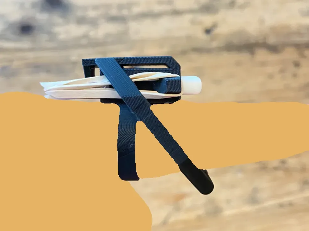 Pistola de dedo V2 para impresión 3D, vista 1