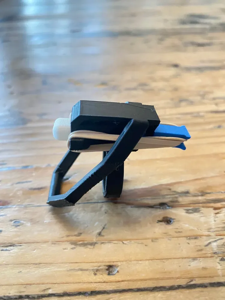 Pistola de dedo V2 para impresión 3D, vista 3