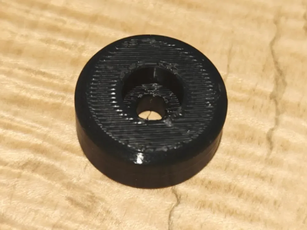 Pie o parachoques de 25 mm para impresión 3D, vista 1