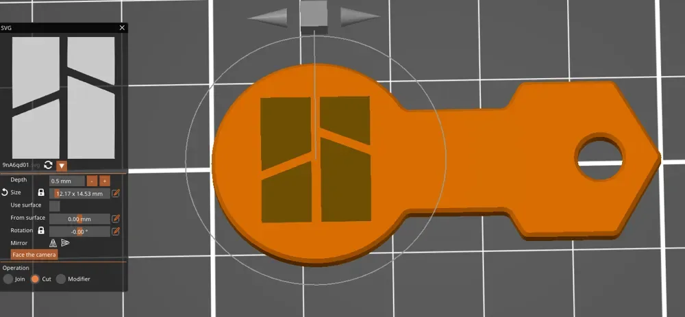 Haga su propia moneda de carrito de compras · Chip Einkaufswagen · personalizado para impresión 3D, vista 3