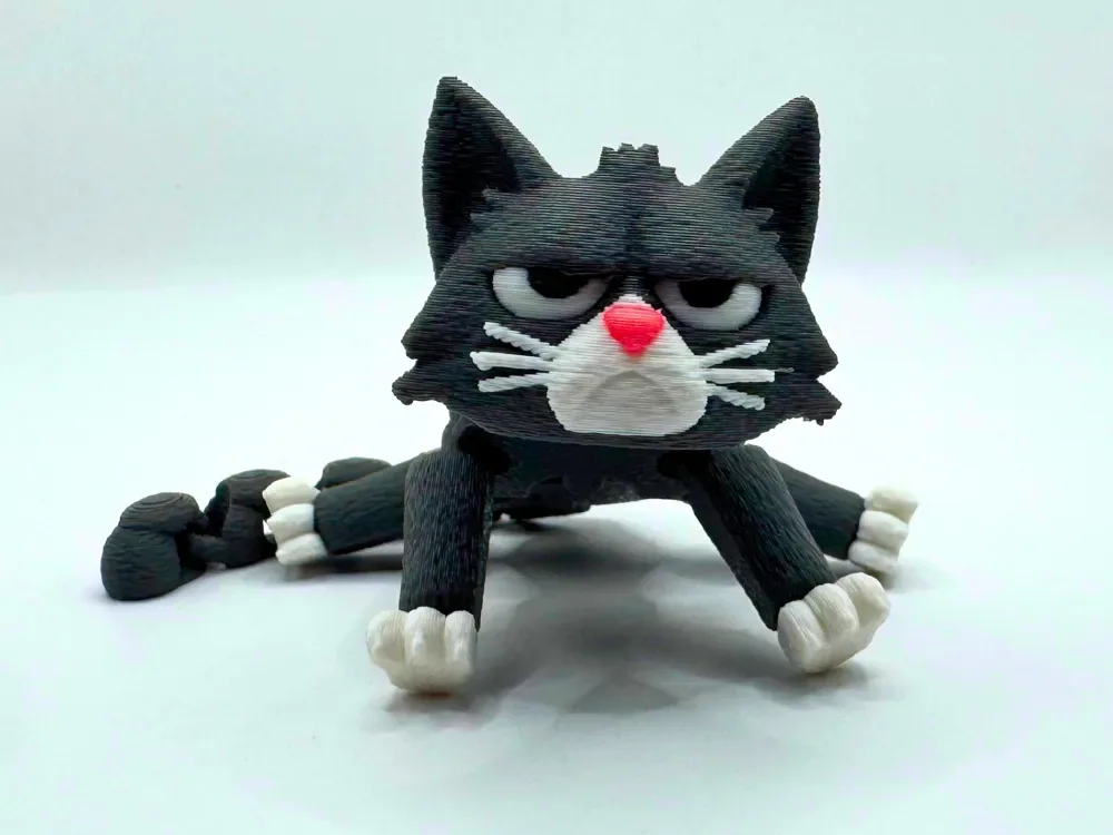 Grumbles el Gato Gruñón - Juguete Animal Flexi, vista 3
