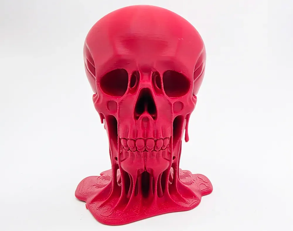 Calavera derretida sangrienta, vista 2