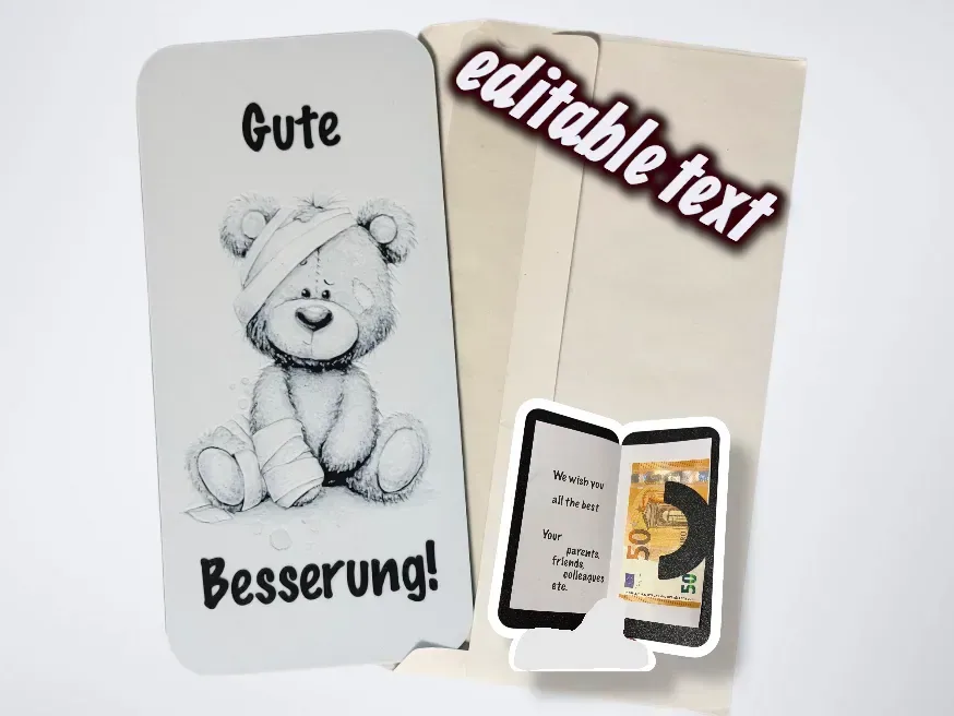 Tarjeta de felicitación que te mejores pronto, vista 1