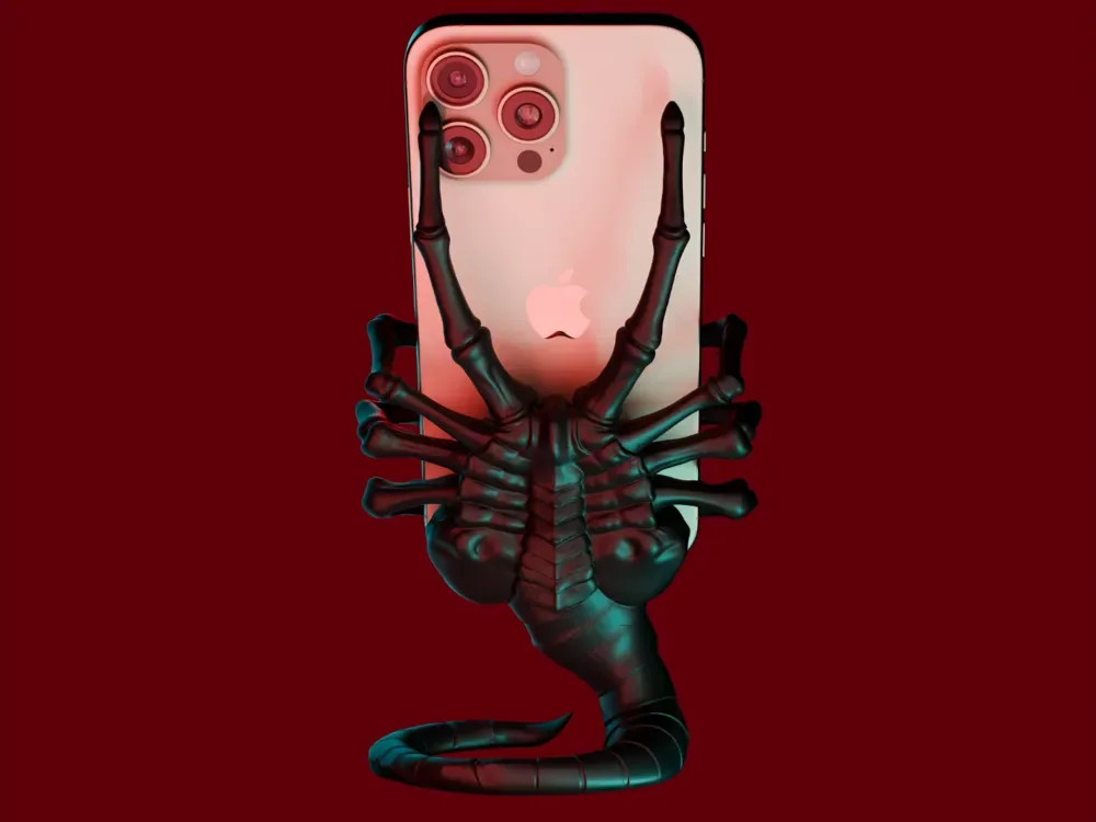 Soporte para teléfono Alien Facehugger, vista 1