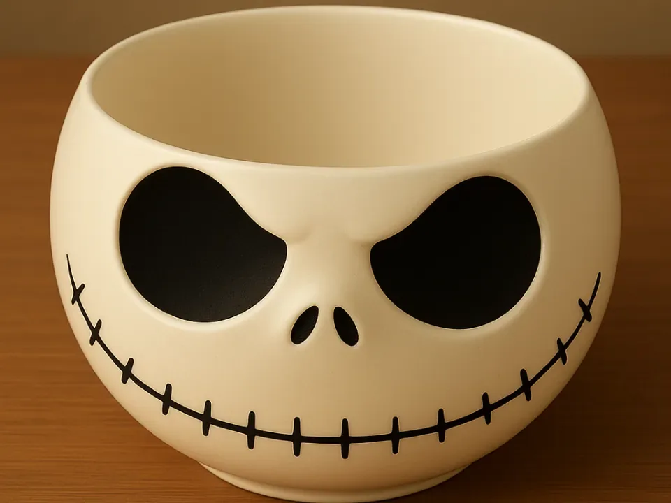 Tazón Jack Skellington, vista 1