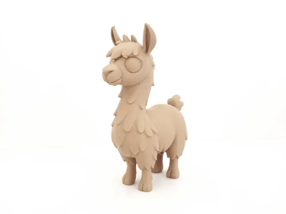 Llama estilizada, vista 1
