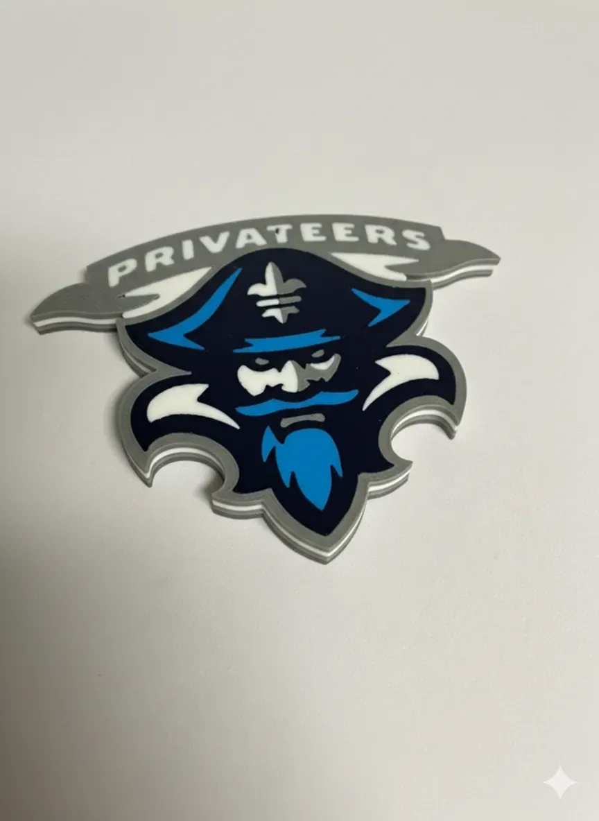 LOGOTIPO DE LA UNIVERSIDAD DE NUEVA ORLEANS, vista 3
