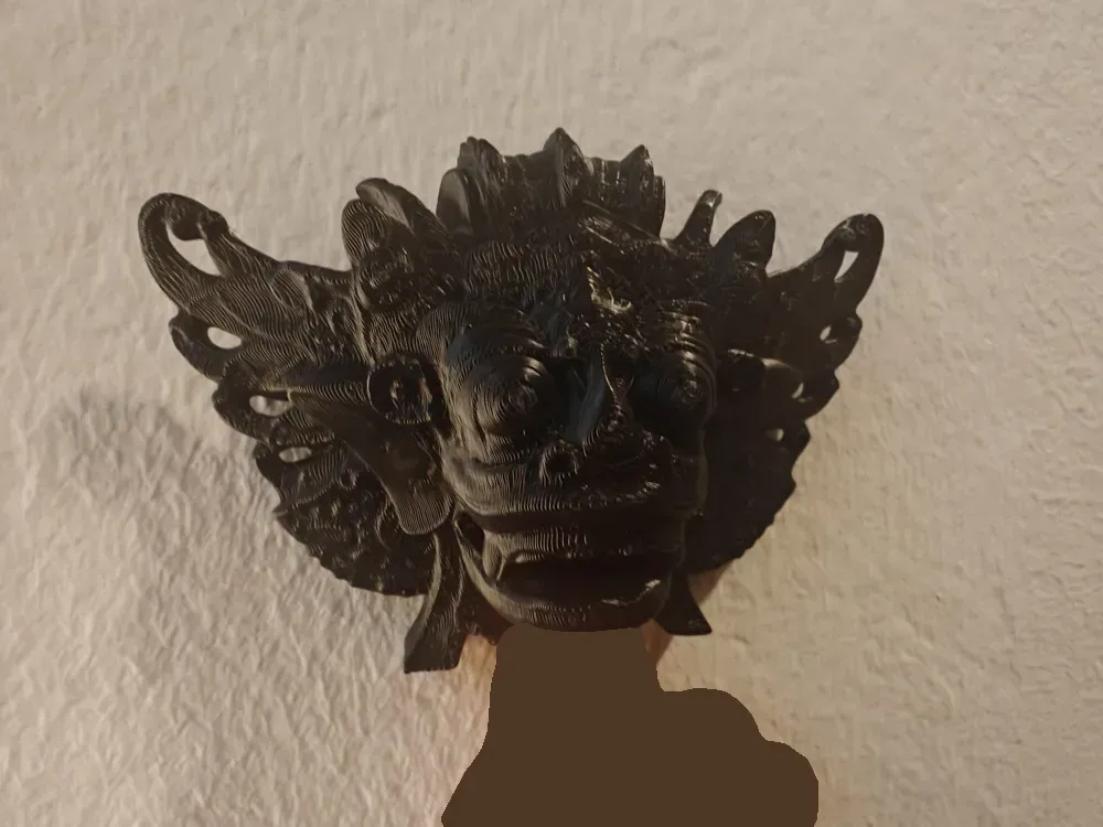 Máscara de Barong, vista 3