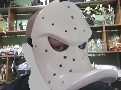 Máscara de pato anaheim hockey de halloween Mighty Ducks, vista 1
