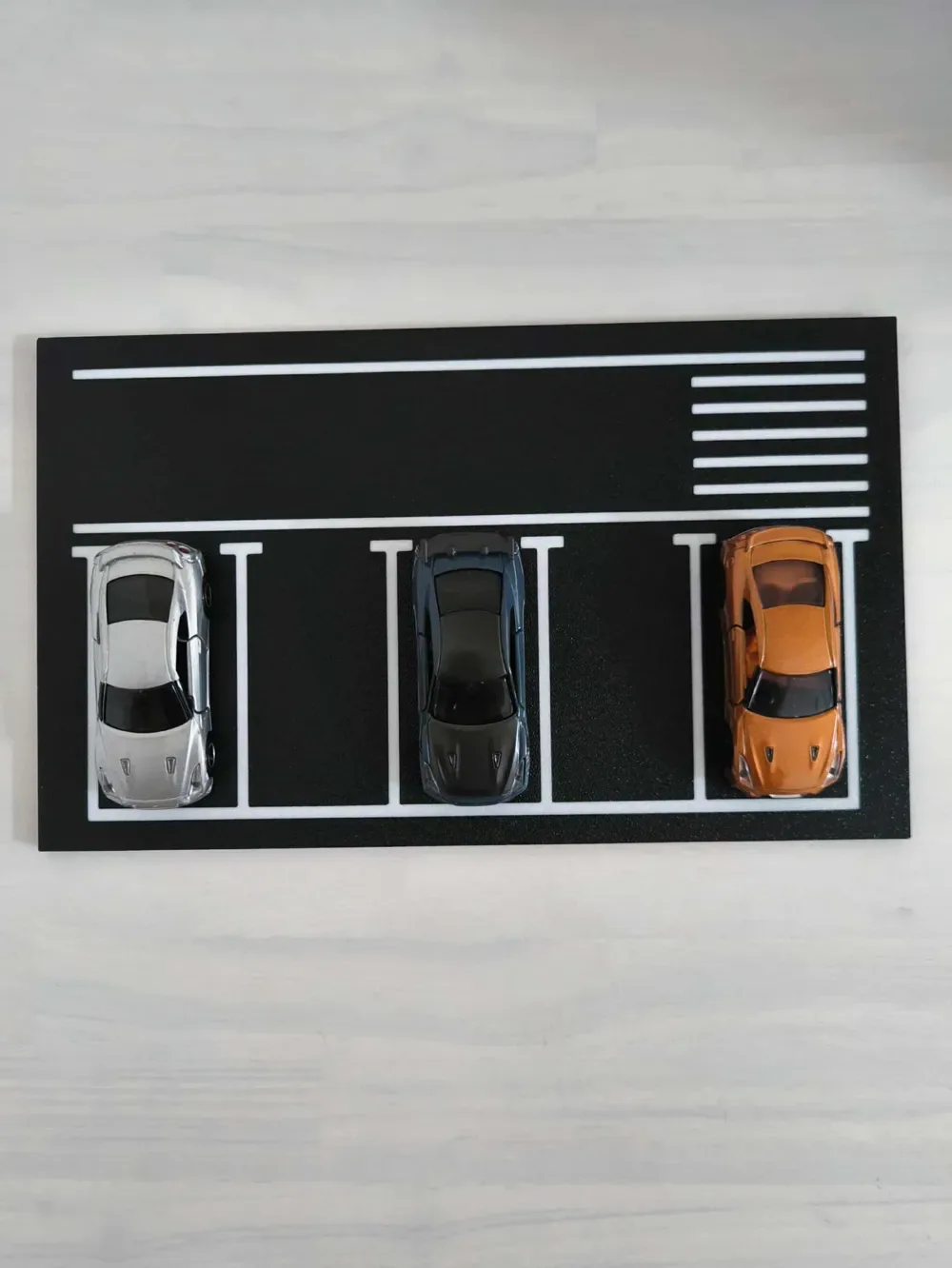 Diorama de exhibición de estacionamiento a escala 1:64, vista 2
