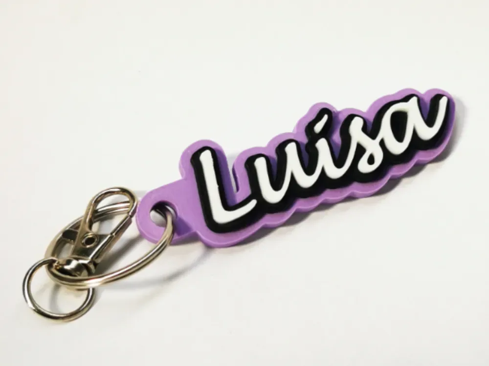 Llavero Luisa, vista 1