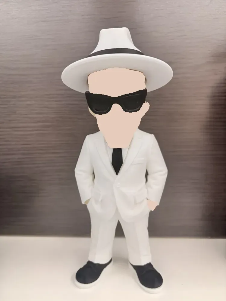 Jefe de calavera personalizado, vista 3