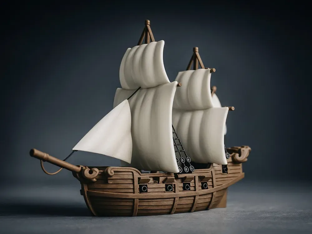 Hucha de barco pirata – Guardián del tesoro, vista 1