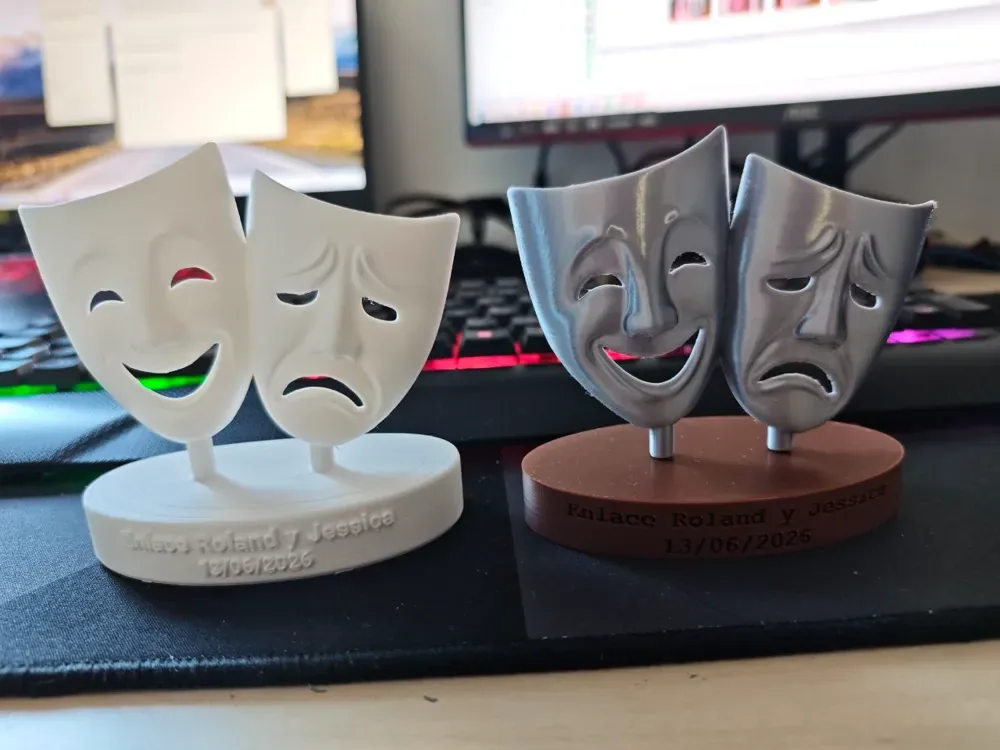 Máscaras de teatro, vista 1