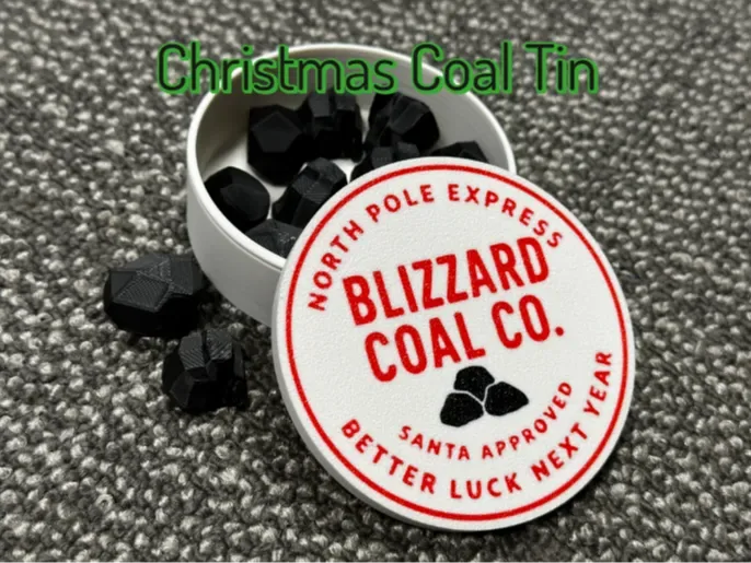 Blizzard Coal Co. Lata - Set de regalo aprobado por Papá Noel, vista 1