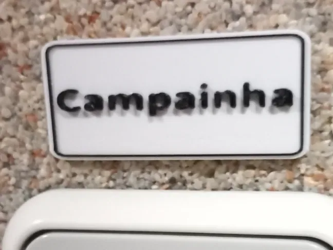 Placa de timbre, vista 1