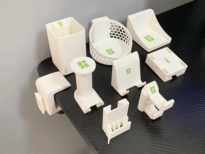 Organizador de escritorio modular para impresión 3D, vista 1